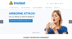 Desktop Screenshot of imutest.com